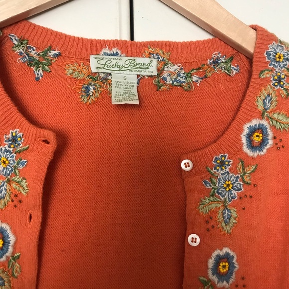 Lucky Brand Floral Sweater 
